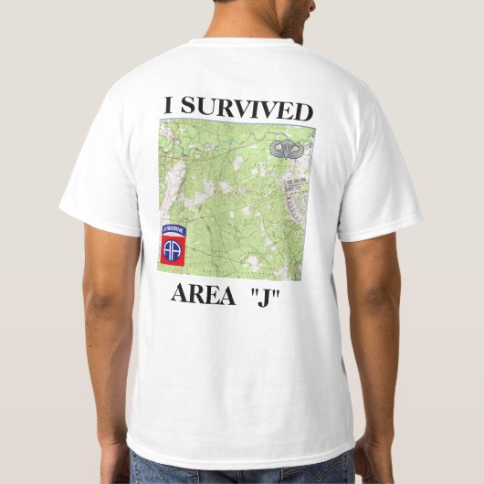Ft Bragg Area J Tシャツ (裏面)