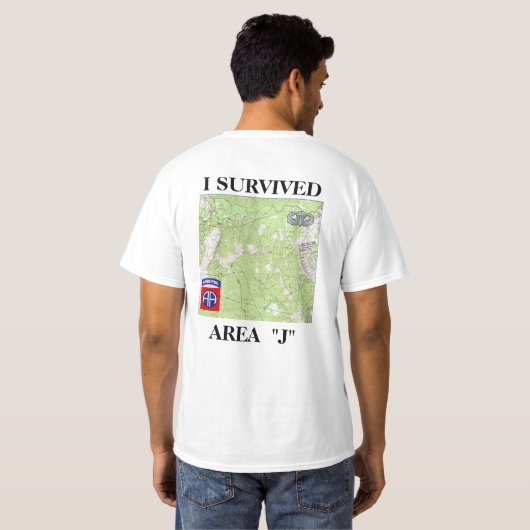 Ft Bragg Area J Tシャツ (裏面フル)