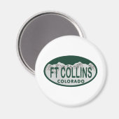 Ft Collinsライセンス楕円 マグネット (正面/裏面)