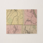 Ft Fairfield、プレスク島、カリブー地図 ジグソーパズル (横)