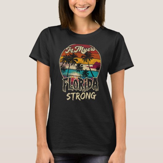 Ft Myers Florida強力なコミュニティのサポート Tシャツ (正面)