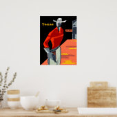 Ft Worthのヴィンテージ旅行ポスター、テキサス州 ポスター (キッチン)