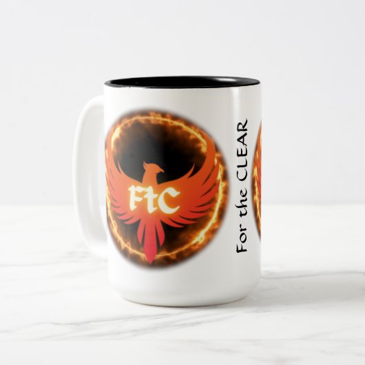 FtC Logo Mug 15oz (Customizable) - For the CLEAR ツートーンマグカップ (正面左)