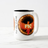 FtC Logo Mug 15oz (Customizable) - For the CLEAR ツートーンマグカップ (正面右)