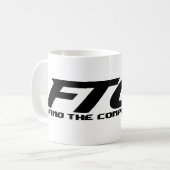 FTCRのロゴのマグ コーヒーマグカップ (正面左)