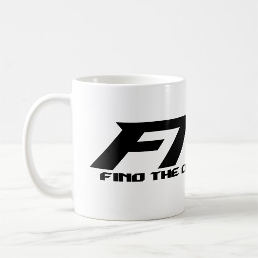 FTCRのロゴのマグ コーヒーマグカップ (左)