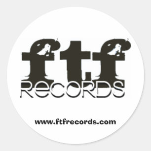 FTFのステッカー ラウンドシール