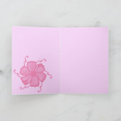 FTF モノクローム 5x7 無地カード ライトピンク カード (内部)