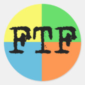 FTF ラウンドシール (正面)