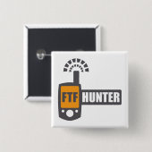 FTF Hunter 缶バッジ (正面&裏面)