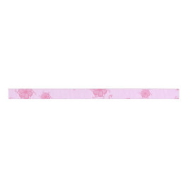 FTF Monochrome Grosgrain Ribbon in Pink グログランリボン