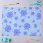 FTF Monochrome Tissue Paper in Blue 薄葉紙 (クラフト)