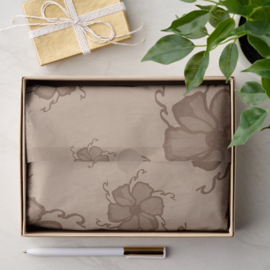 FTF Monochrome Tissue Paper in Earth Tones 薄葉紙 (ギフト)
