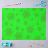 FTF Monochrome Tissue Paper in Green 薄葉紙 (クラフト)