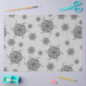 FTF Monochrome Tissue Paper in Light Grayscale 薄葉紙 (クラフト)