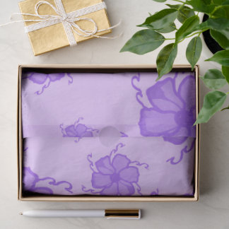 FTF Monochrome Tissue Paper in Purple 薄葉紙