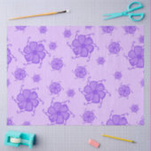 FTF Monochrome Tissue Paper in Purple 薄葉紙 (クラフト)