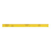 FTF Moonochrome Grosgrain Ribbon in Yellow グログランリボン (正面)