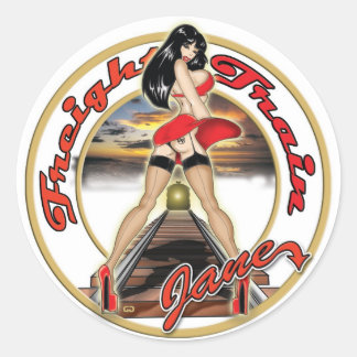 ftjのステッカー ラウンドシール