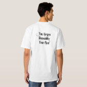 FTOロゴ/覚えるTシャツ Tシャツ (裏面フル)