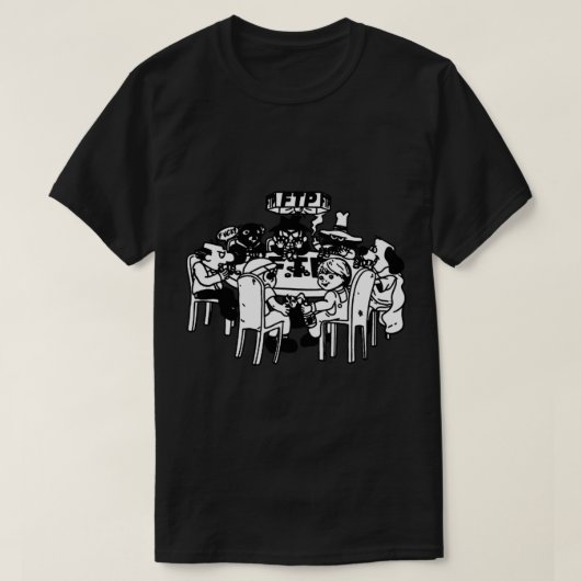 FTP FUCKTHEPOPULATIONトランプのポーカーテーブルクラシックTシャツ Tシャツ (デザイン正面)