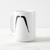 fuの満州人のマグ コーヒーマグカップ (正面左)