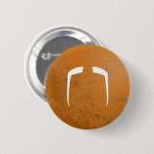 Fuの満州人の髭 缶バッジ (正面&裏面)