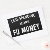 FUコストの削減 長方形シール (封筒)