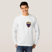 FU大学警察の長袖のティー Tシャツ (正面フル)