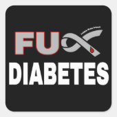 FU糖尿病 スクエアシール (正面)