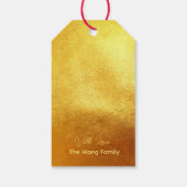 FU運中国の転灯ドラゴン年パーソナルGT2 ギフトタグ (裏面)