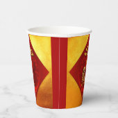 FU運中国の運ランタンタイガー年パーティーPC03 紙コップ (右)