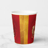 FU運中国の運ランタンタイガー年挨拶PC01 紙コップ (右)