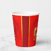 FU運中国の運ランタンタイガー年挨拶PC02 紙コップ (右)