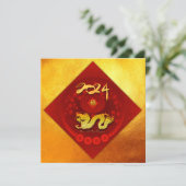 FU運中国の運ランタンドラゴン年グリーティングSqC1 シーズンカード (スタンド正面)