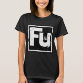 Fu 幸運と幸福 0046301 tシャツ (正面)