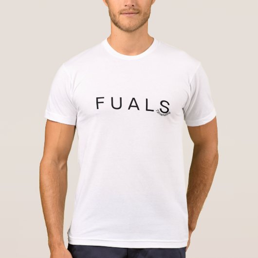 FU ALS F U ALSメンズネオンシャツ Tシャツ (正面)