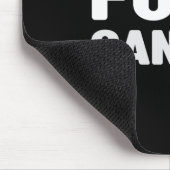 Fu Cancer T Shirt – 白いリボン、Fu Lung Cancer A マウスパッド (コーナー)