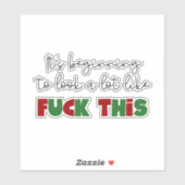 fu*kに似て来た シール (シート)