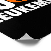 Fu Leukemia – 白血病おもしろい認識度シャツ ポスター (角)