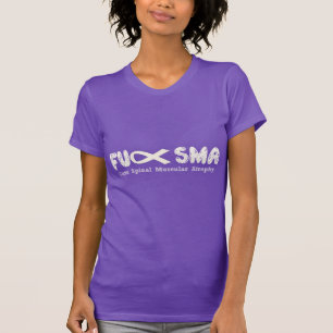 Fu SMAの認識度のリボンのクリーム Tシャツ