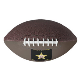 FUBARアルバムカバー付きサッカー"Don't Fumble it" アメリカンフットボール