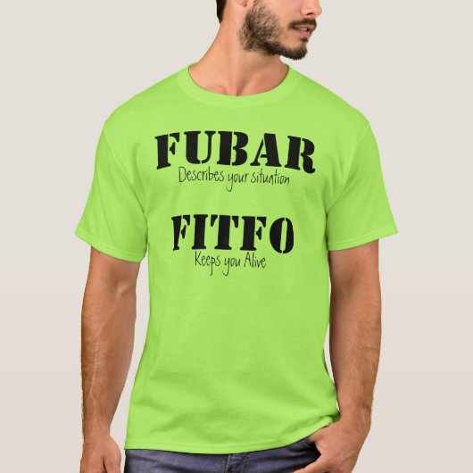 Fubar/Fitfo Tシャツ (正面)
