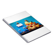 Fubby bruiloft met cupido die voor liefde zorgt. ノートブック (右側)