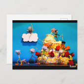 Fubby bruiloft met cupido die voor liefde zorgt. ポストカード (正面/裏面)