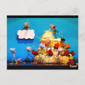 Fubby bruiloft met cupido die voor liefde zorgt. ポストカード (正面)