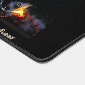 Fubby die Kerstverlichting in de Kerstboom hangen. デスクマット (コーナー)