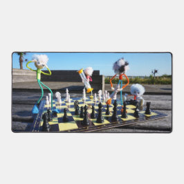 Fubby die schaakspel spelen. デスクマット