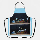 Fubby die slagbal spelen met mais/popcorn. エプロン (正面)