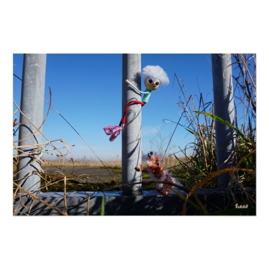 Fubby fantasie, op de vlucht voor een dier. ポスター (正面)